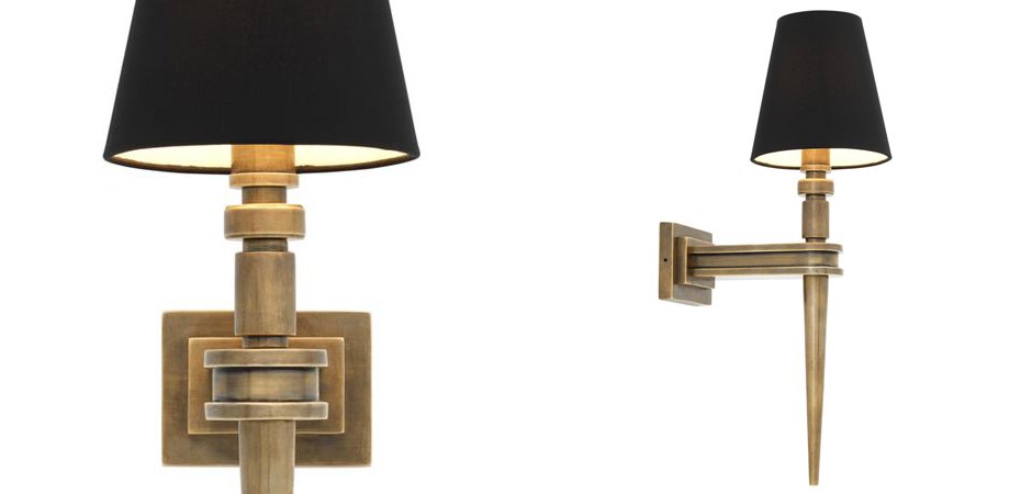 Бра Wall Lamp Waterloo Single Brass Бра Wall Lamp Waterloo Single Brass - Loft-Concept в Брянске
