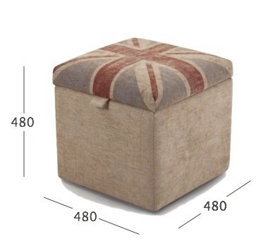 Пуф для хранения Jack Britannia Collection в Брянске