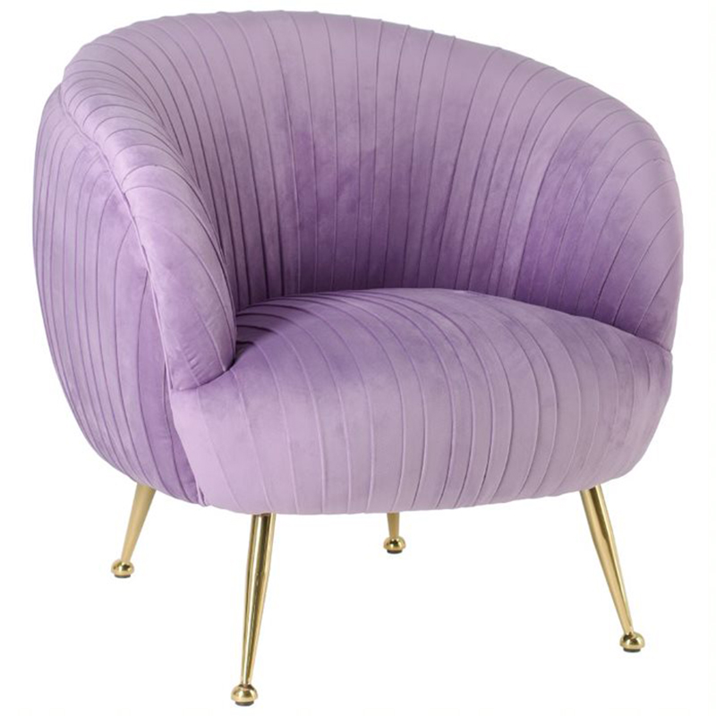 Кресло SOUFFLE CHAIR lilac Сиреневый матовое золото Кресло SOUFFLE CHAIR lilac Сиреневый матовое золото в Брянске | Loft Concept