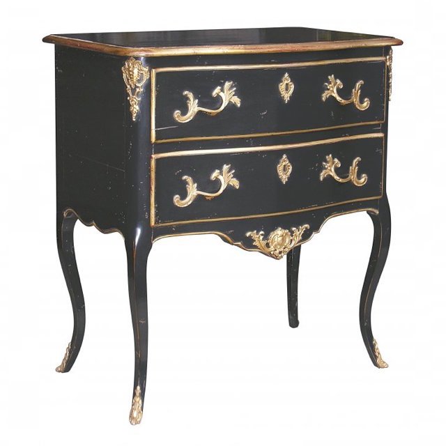 Комод L.XV CHEST OF DRAWERS black Бронза Черный Комод L.XV CHEST OF DRAWERS black Бронза Черный в Брянске | Loft Concept