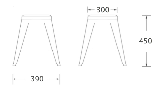 Кухонный стул Tolix Wood Seat Stool Кухонный стул Tolix Wood Seat Stool в Брянске