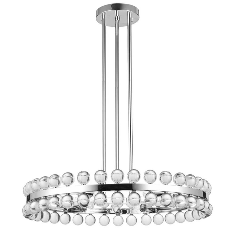 Sacramento Transparent Balls One Circle Chandelier Хром Прозрачный Sacramento Transparent Balls One Circle Chandelier Хром Прозрачный в Брянске | Loft Concept