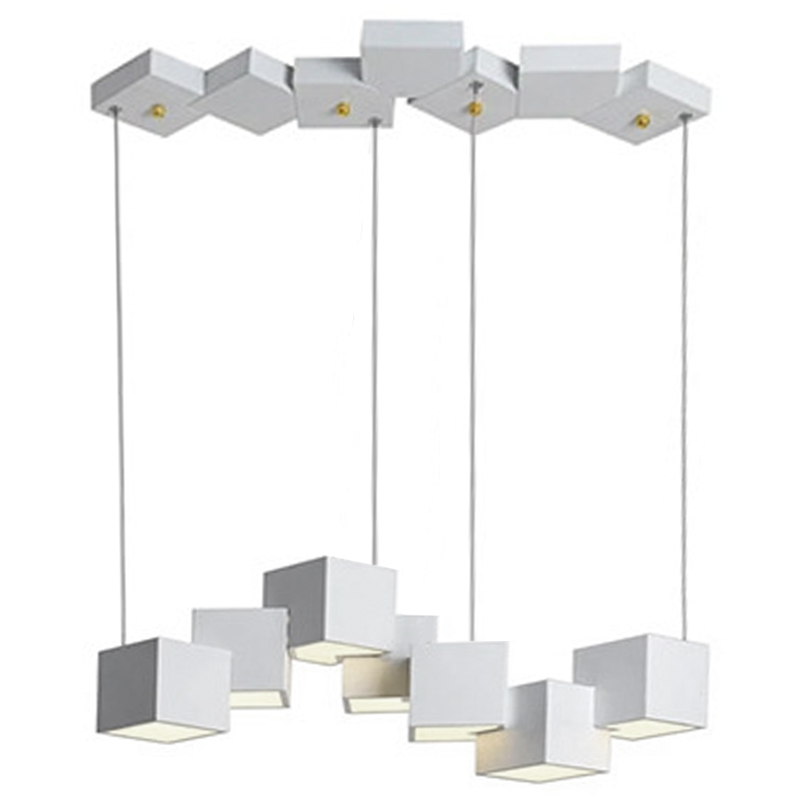Дизайнерский светодиодный светильник Белый Eight Squares Lamp Белый Дизайнерский светодиодный светильник Белый Eight Squares Lamp Белый в Брянске | Loft Concept