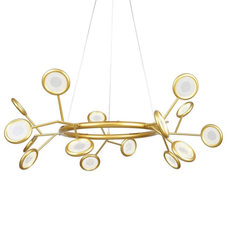Люстра Gold Bendik Lighting Прозрачный Золотой в Брянске | Loft Concept 