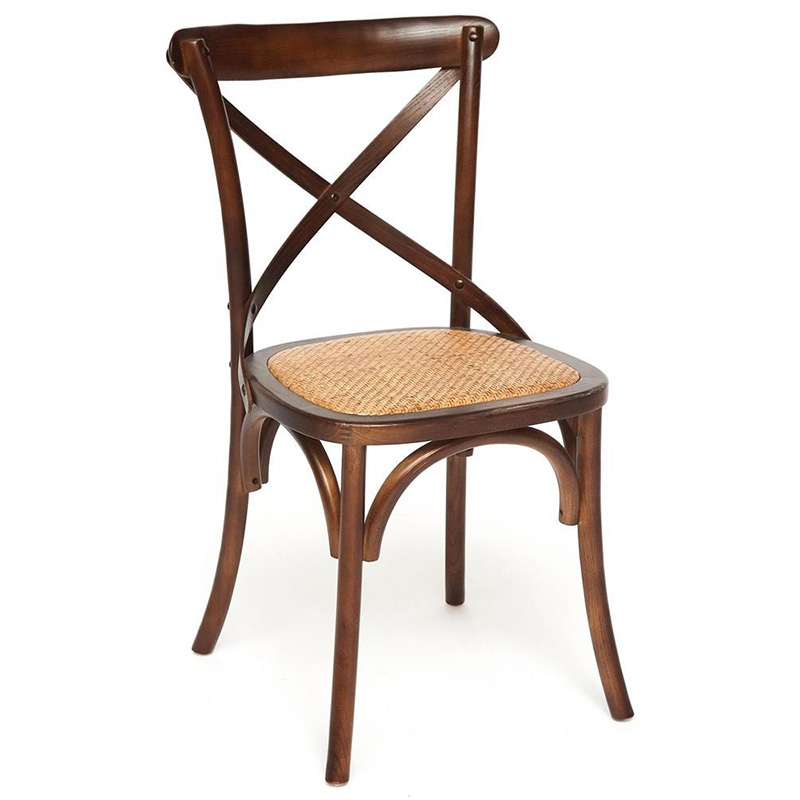 Стул Chaise Provence en Bois noyer foncé тёмный орех Орех Бежевый Стул Chaise Provence en Bois noyer foncé тёмный орех Орех Бежевый в Брянске | Loft Concept