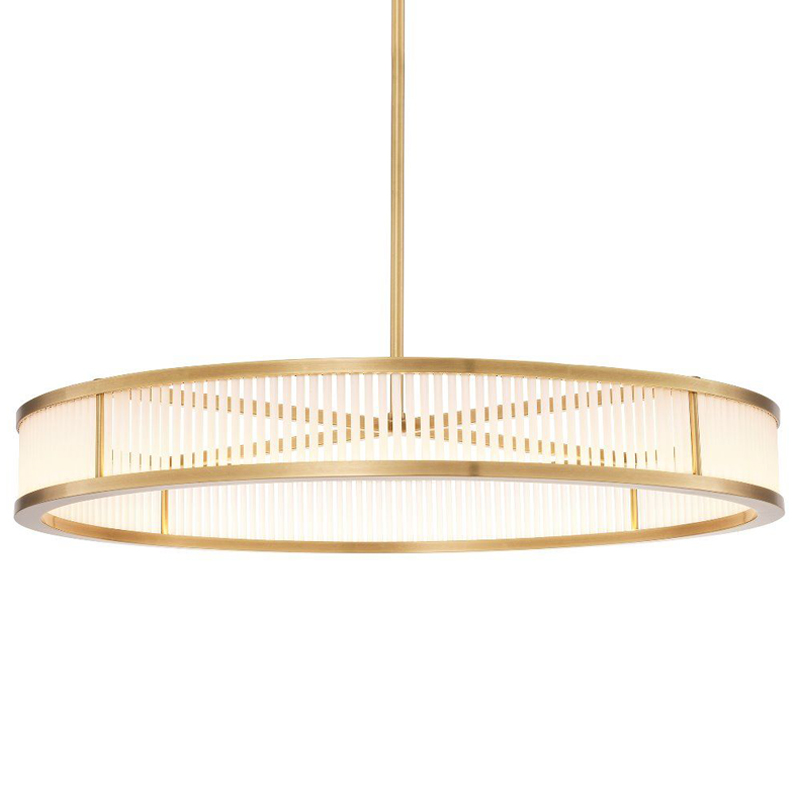 Люстра Eichholtz Chandelier Thibaud L Brass Латунь Античная полированная Белое матовое стекло Люстра Eichholtz Chandelier Thibaud L Brass Латунь Античная полированная Белое матовое стекло в Брянске | Loft Concept