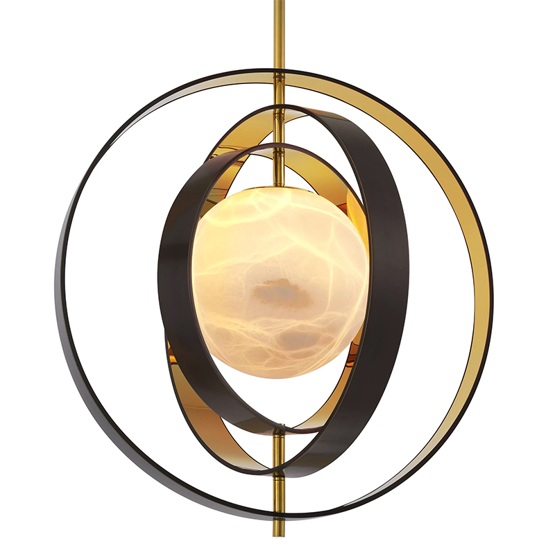 Люстра Eichholtz Chandelier Pearl Золотой Черный Люстра Eichholtz Chandelier Pearl Золотой Черный в Брянске | Loft Concept