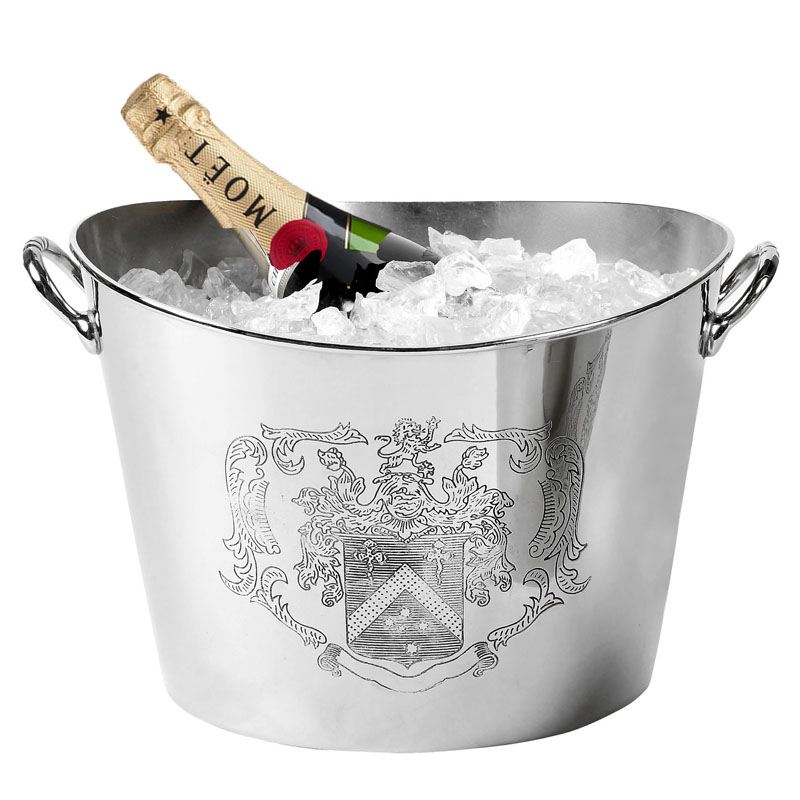 Ведерко для шампанского Eichholtz CHAMPAGNE COOLER MAGGIA Никель Ведерко для шампанского Eichholtz CHAMPAGNE COOLER MAGGIA Никель в Брянске | Loft Concept