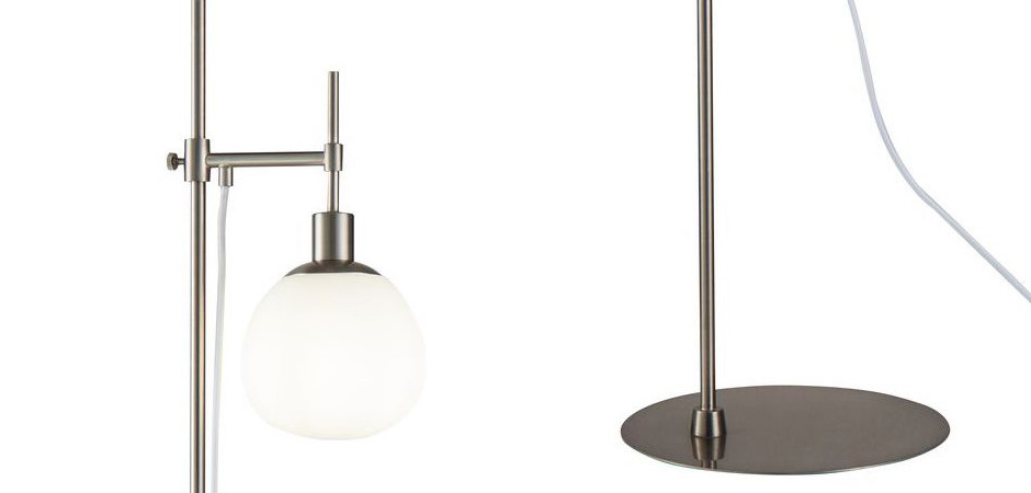 Торшер Tiepolo Ball Floor Lamp Nickel Торшер Tiepolo Ball Floor Lamp Nickel - Loft-Concept в Брянске
