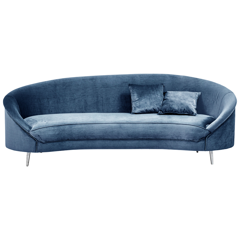 Диван Paulet Sofa blue Серый Хром Диван Paulet Sofa blue Серый Хром в Брянске | Loft Concept