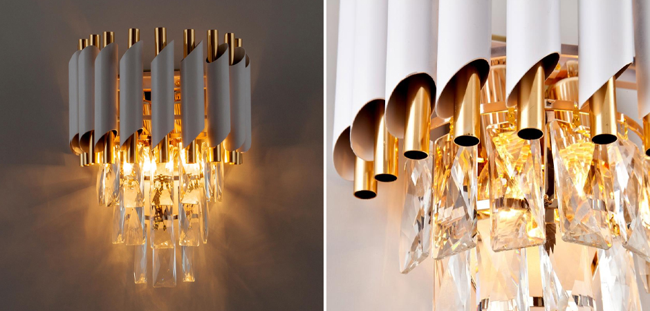 Каскадное бра Empire Crystal Gold Каскадное бра Empire Crystal Gold - Loft-Concept в Брянске