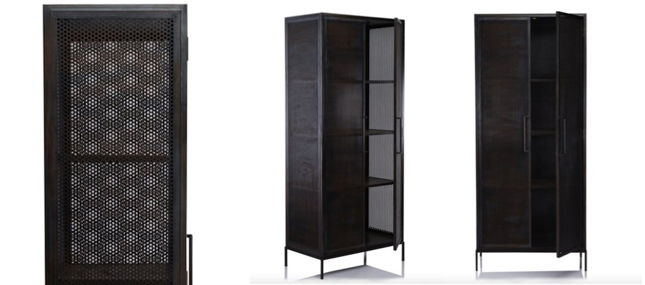 Шкаф Industrial Loft Dark Metal Tali Cabinet Шкаф Industrial Loft Dark Metal Tali Cabinet - Loft-Concept в Брянске