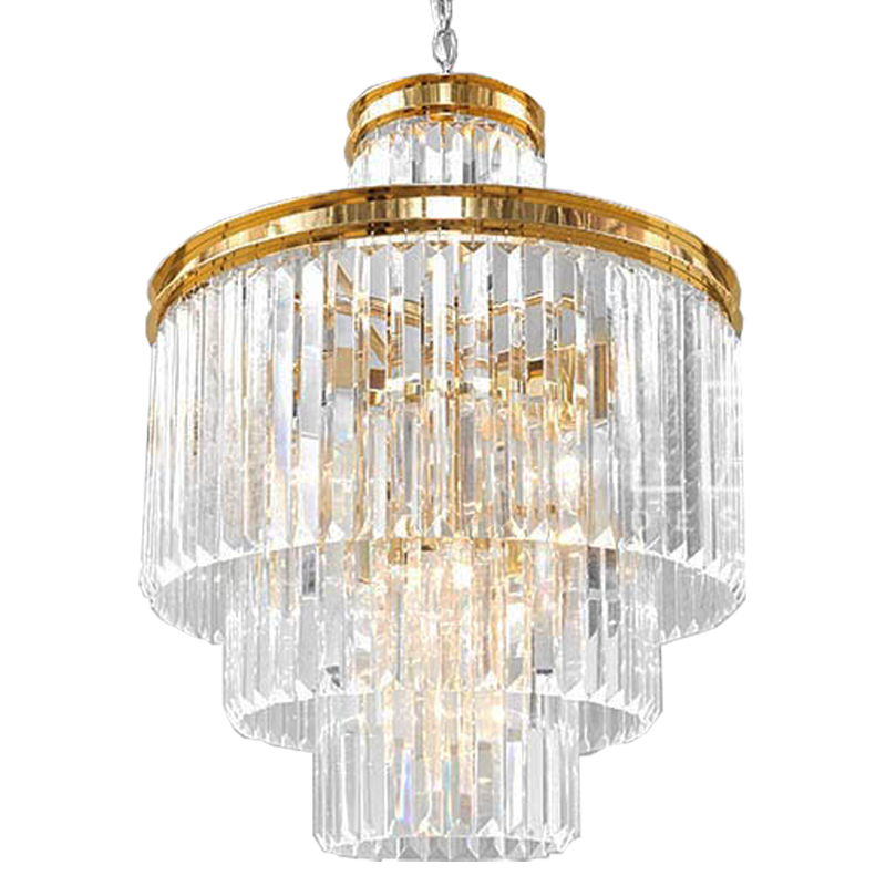 Люстра RH Odeon Chandelier Four Gold 50 Прозрачное Стекло Золотой Люстра RH Odeon Chandelier Four Gold 50 Прозрачное Стекло Золотой в Брянске | Loft Concept