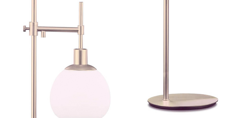 Настольная лампа Tiepolo Ball Table lamp nickel Настольная лампа Tiepolo Ball Table lamp nickel - Loft-Concept в Брянске