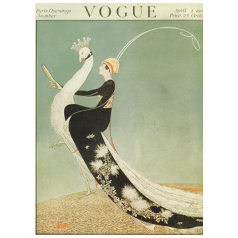 Постер Vogue Cover 1918 April Постер Vogue Cover 1918 April в Брянске | Loft Concept