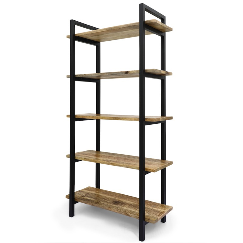 Стеллаж Takari Industrial Wood Коричневый Черный Стеллаж Takari Industrial Wood Коричневый Черный в Брянске | Loft Concept
