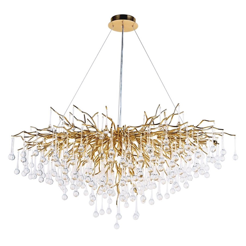 Люстра Большая Eucalyptus Gold Золотой Люстра Большая Eucalyptus Gold Золотой в Брянске | Loft Concept