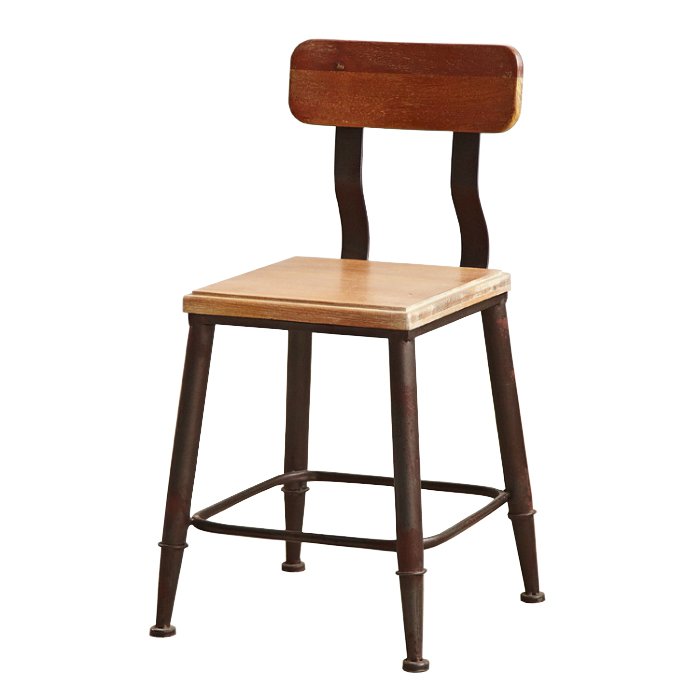 Cтул Loft Wooden mini Белый дуб Коричневый Cтул Loft Wooden mini Белый дуб Коричневый в Брянске | Loft Concept