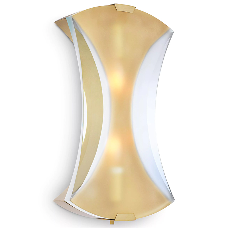 Бра Eichholtz Wall Lamp Virgil Латунь Бежевый Бра Eichholtz Wall Lamp Virgil Латунь Бежевый в Брянске | Loft Concept