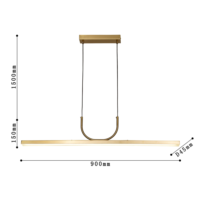 Минималистичная золотая люстра Trumpet tube Минималистичная золотая люстра Trumpet tube в Брянске