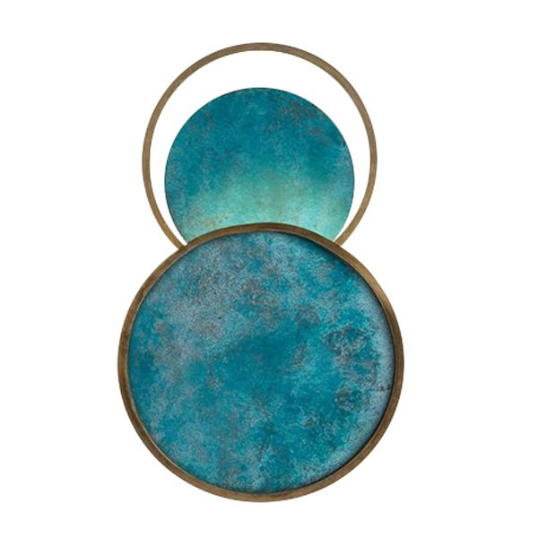 Бра Dimore Studio lampada 051 sconce Латунь Голубой Бра Dimore Studio lampada 051 sconce Латунь Голубой в Брянске | Loft Concept
