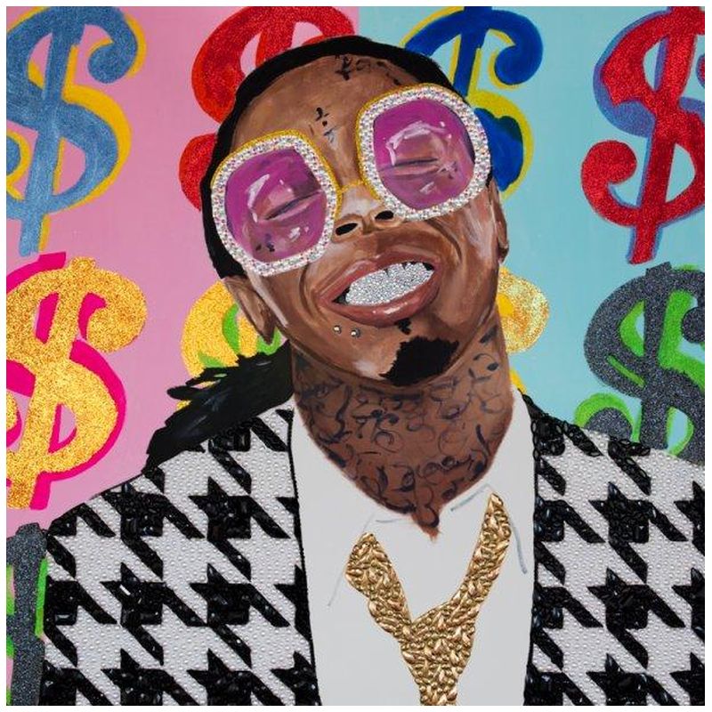 Картина Lil Wayne with Money Background, And Houndstooth Jacket Мульти Картина Lil Wayne with Money Background, And Houndstooth Jacket Мульти в Брянске | Loft Concept