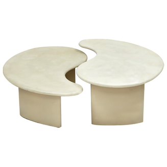 Набор кофейные столы Инь и Янь ivory ( слоновая кость ) Набор кофейные столы Инь и Янь ivory ( слоновая кость ) в Брянске | Loft Concept