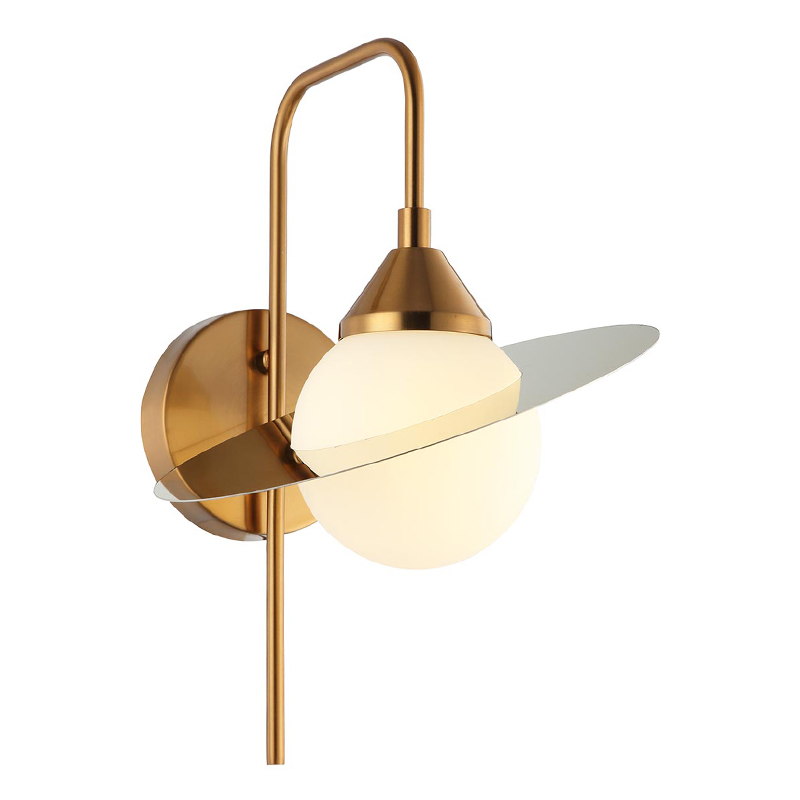 Бра Phainon Gold Wall Lamp Золотой Белый Бра Phainon Gold Wall Lamp Золотой Белый в Брянске | Loft Concept