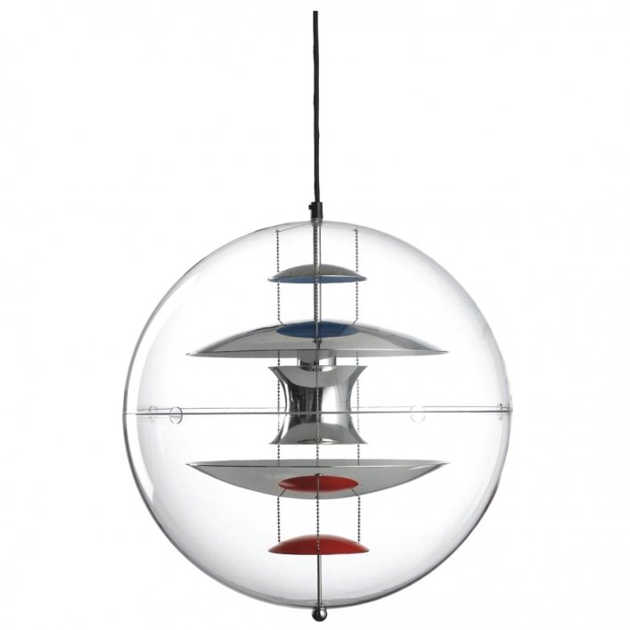 Люстра Verner Panton Vp Globe Прозрачный Люстра Verner Panton Vp Globe Прозрачный в Брянске | Loft Concept