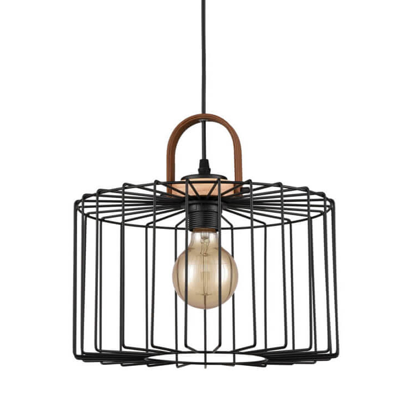 Подвесной светильник Cage Wire Color black D32 Черный Подвесной светильник Cage Wire Color black D32 Черный в Брянске | Loft Concept