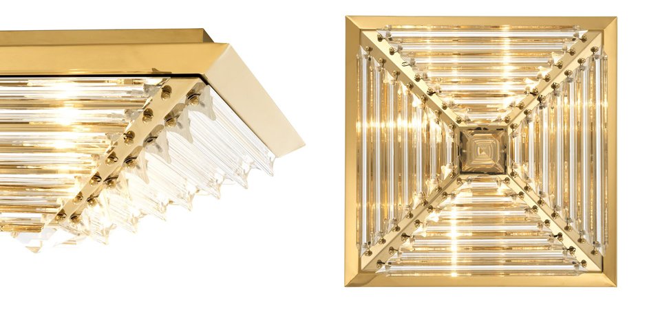 Потолочный светильник Eichholtz Ceiling Lamp Eden Gold Потолочный светильник Eichholtz Ceiling Lamp Eden Gold - Loft-Concept в Брянске