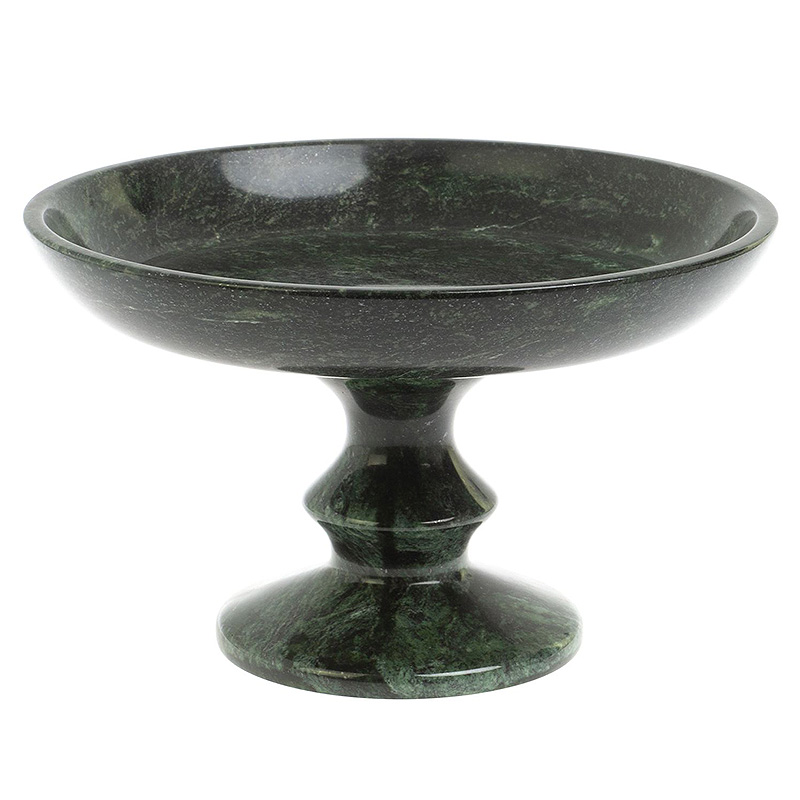 Фруктовница большая из натурального камня Змеевик Шабровский Natural Stone Fruit Bowls Зеленый Черный Фруктовница большая из натурального камня Змеевик Шабровский Natural Stone Fruit Bowls Зеленый Черный в Брянске | Loft Concept