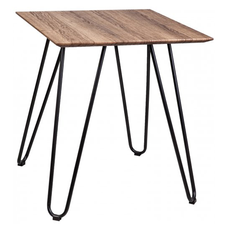 Приставной стол Matron Table square Черный Дуб темный Приставной стол Matron Table square Черный Дуб темный в Брянске | Loft Concept