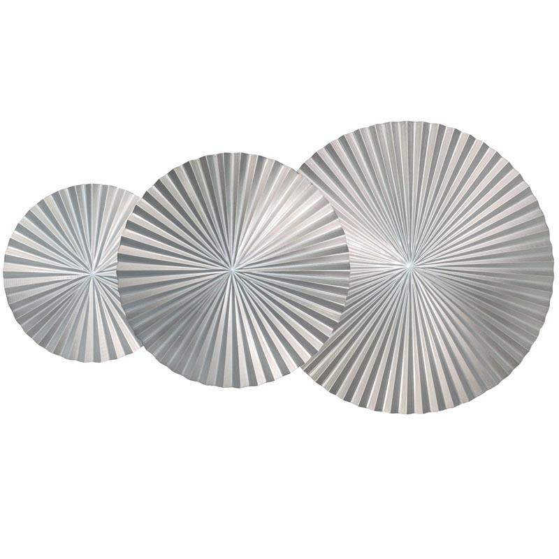 Арт-объект Apollo Silver Wall Plaque Disc 3 Серебряный Арт-объект Apollo Silver Wall Plaque Disc 3 Серебряный в Брянске | Loft Concept