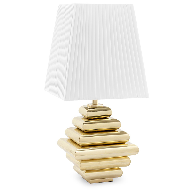 Настольная лампа TABLE LAMP DOB STAIR Белый Глянцевое золото в Брянске | Loft Concept 