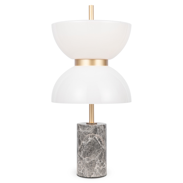 Настольный светильник Gray marble Золотой Серый Настольный светильник Gray marble Золотой Серый в Брянске | Loft Concept