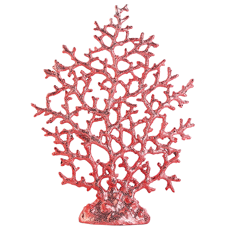 Статуэтка красный коралл Coral Decor Red Красный Статуэтка красный коралл Coral Decor Red Красный в Брянске | Loft Concept