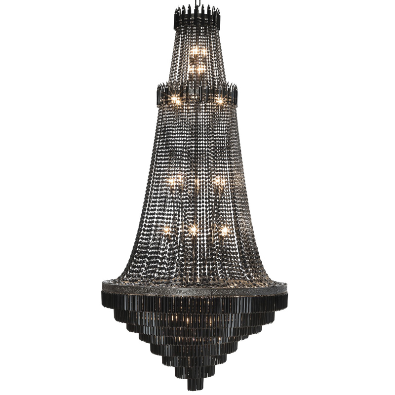 Люстра ABHIKA LAMP EMPIRE BRONZE Черный Темная бронза в Брянске | Loft Concept 