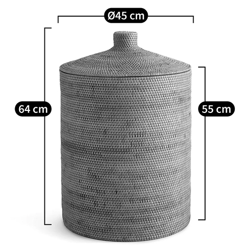 Плетеная корзина с крышкой Kheri Wicker Basket Плетеная корзина с крышкой Kheri Wicker Basket в Брянске