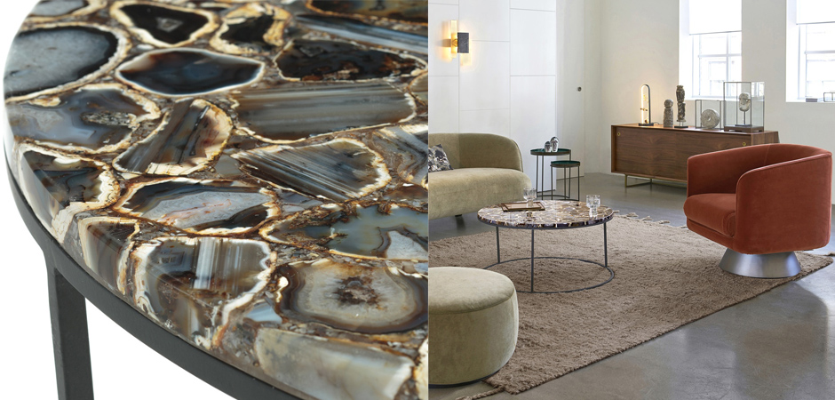 Стол кофейный Natural Agate Стол кофейный Natural Agate - Loft-Concept в Брянске