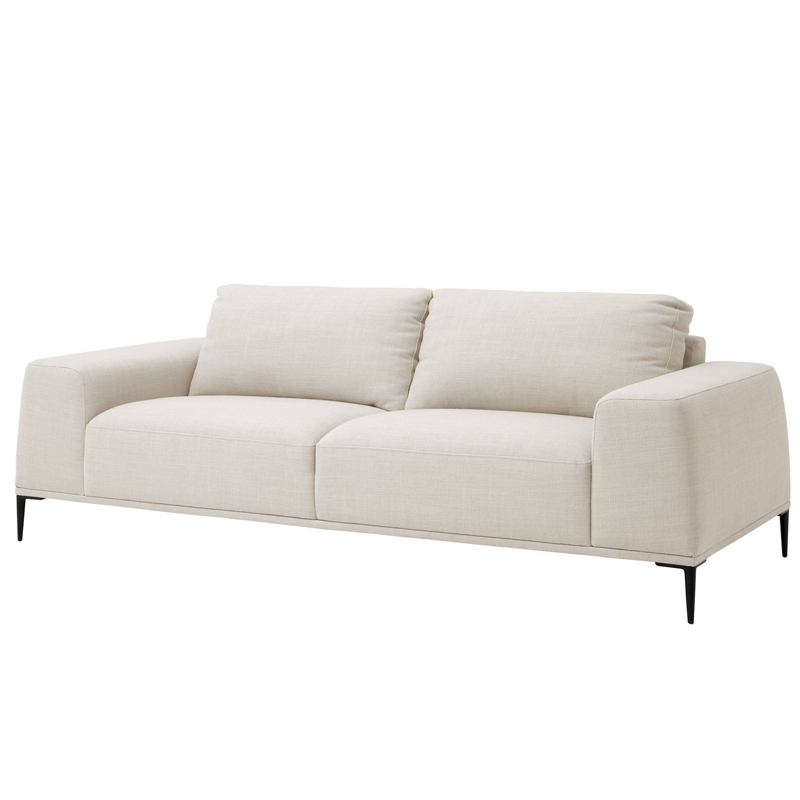 Диван Eichholtz Sofa Montado natural Молочный Черный Диван Eichholtz Sofa Montado natural Молочный Черный в Брянске | Loft Concept