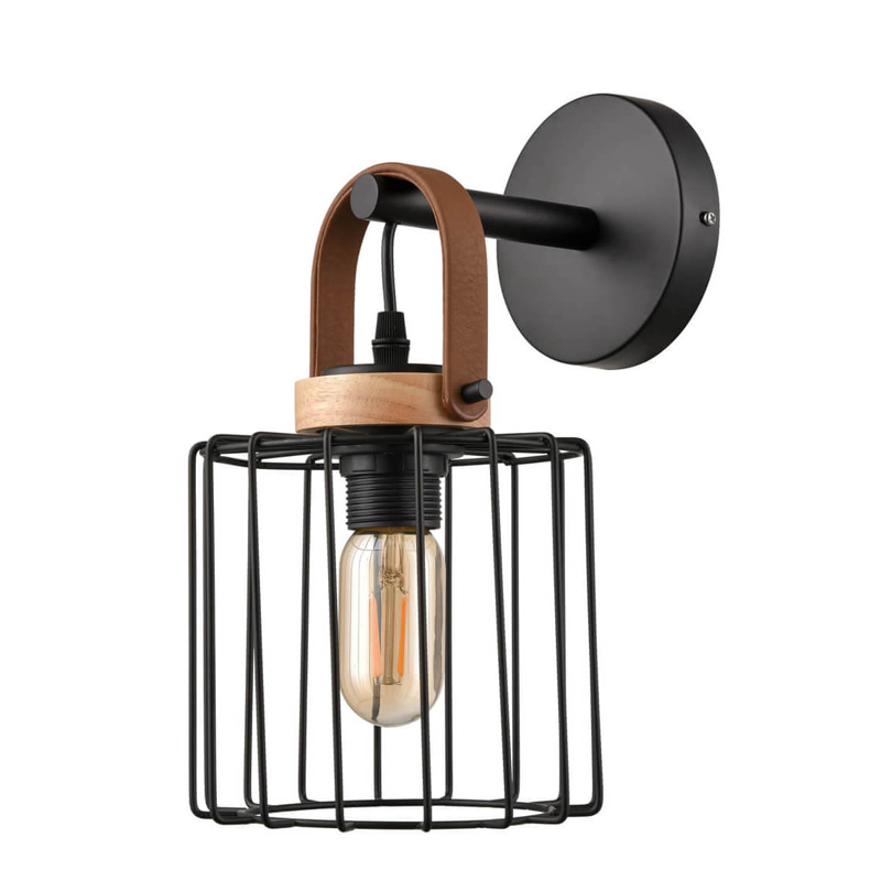 Бра Cage Wire Color Черный Бра Cage Wire Color Черный в Брянске | Loft Concept