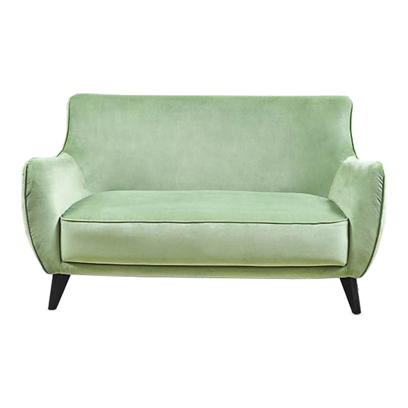 Диван Mint Softness Sofa Зеленый шалфей Черный Диван Mint Softness Sofa Зеленый шалфей Черный в Брянске | Loft Concept