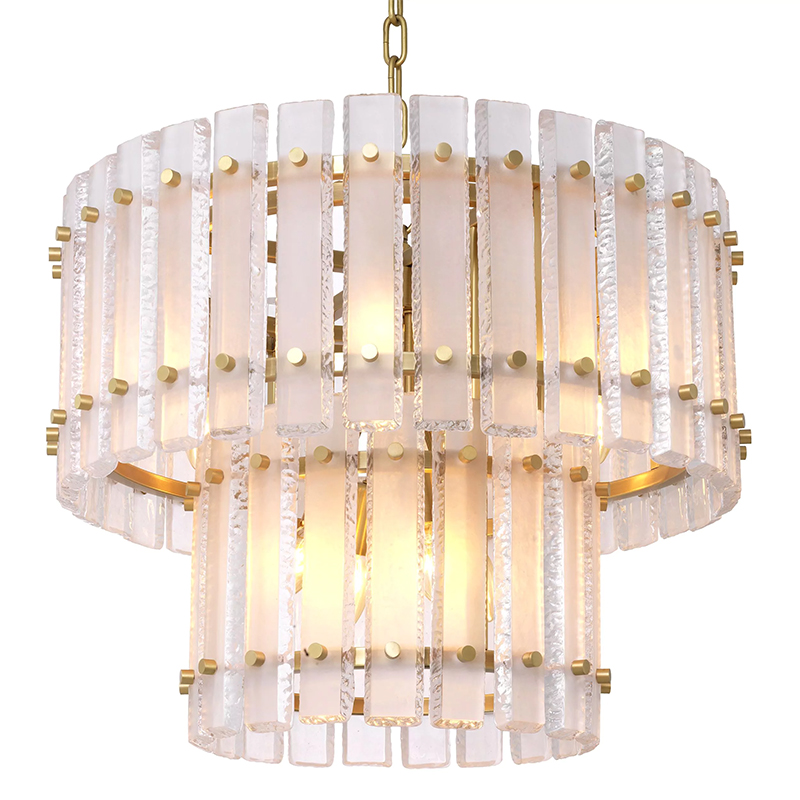 Люстра Eichholtz Chandelier Blason Латунь Прозрачный Люстра Eichholtz Chandelier Blason Латунь Прозрачный в Брянске | Loft Concept