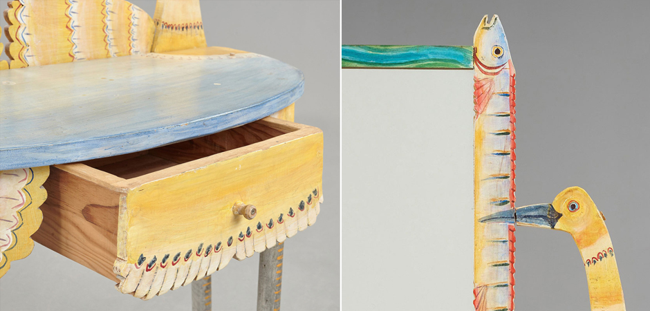 Туалетный Столик Painted Wood Dressing Table - Loft-Concept в Брянске