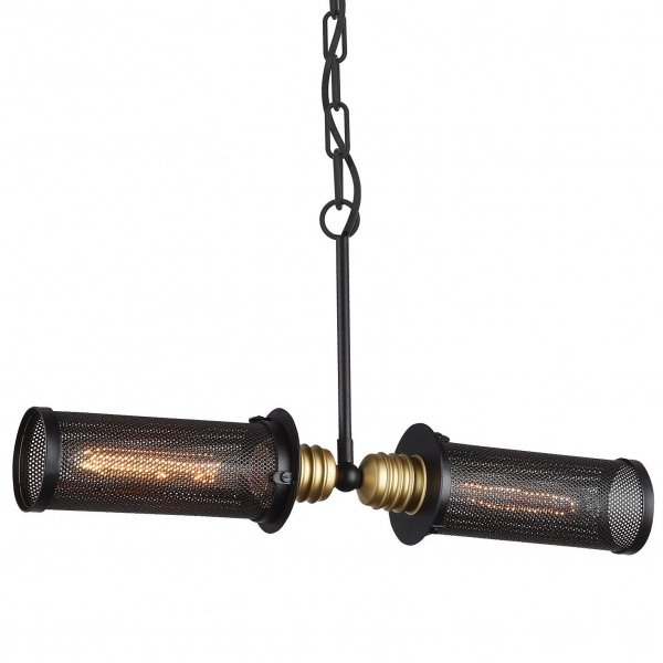 Люстра Nightwatch Pendant Double Черный Люстра Nightwatch Pendant Double Черный в Брянске | Loft Concept