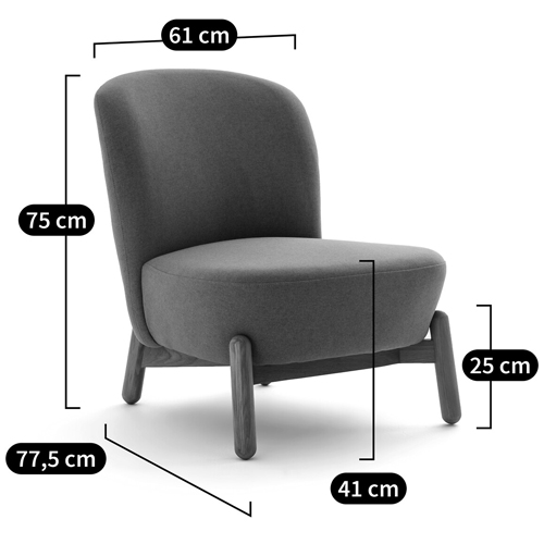Кресло на деревянных ножках Olguin Pink Chair Кресло на деревянных ножках Olguin Pink Chair в Брянске