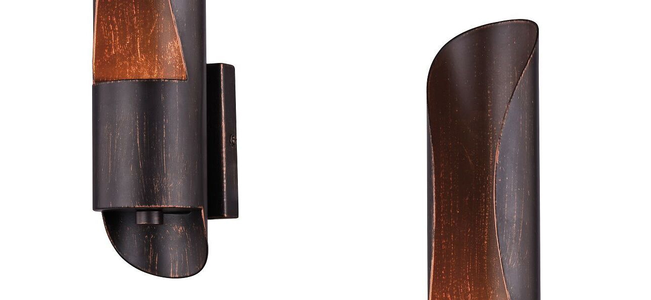 Бра черного цвета с патиной Fireplace - фото