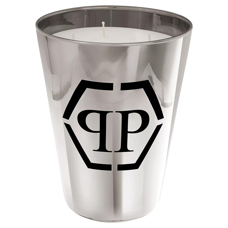 Свеча Philipp Plein Candle Empire Platinum L Серебряный Черный Белый Свеча Philipp Plein Candle Empire Platinum L Серебряный Черный Белый в Брянске | Loft Concept