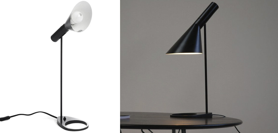 Настольная лампа AJ Table Black Настольная лампа AJ Table Black - Loft-Concept в Брянске